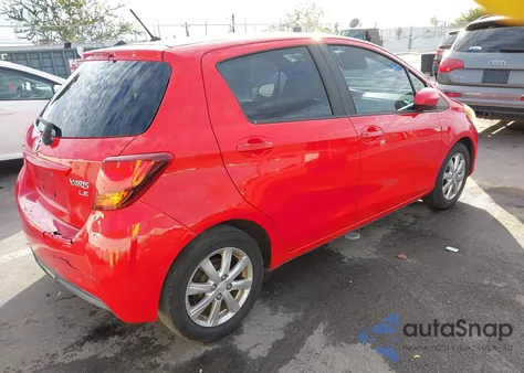 2015 Toyota Yaris Le z USA, uszkodzony, nr VIN VNKKTUD38FA038338